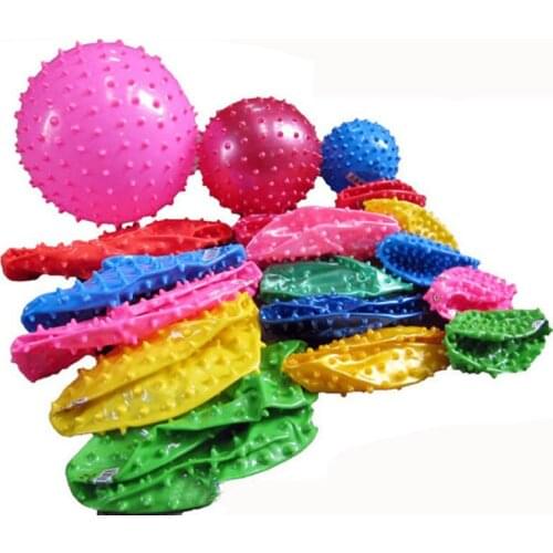 New Thick Inflatable Beach fitness massage ball toys for children random one piece