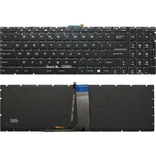Original New laptop keyboard For MSI GL62 GL72 6QC 6QD 6QF Black Colorful Backlit Crystal Keys