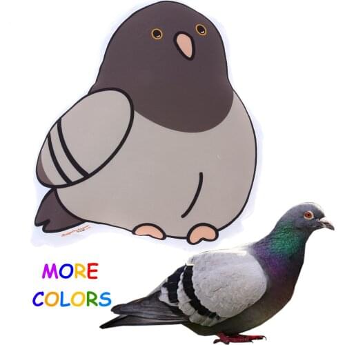 Pigeon Plush, Dove Pillow, Bird, Cushion, Parrot, Gift Height 36 cm (14,20 inch), Width 32 cm (12,60 inch)