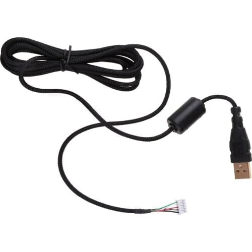 Durable USB Mouse Cable for logitech MX518/510/310 G1 Profession Mouse Line E56B