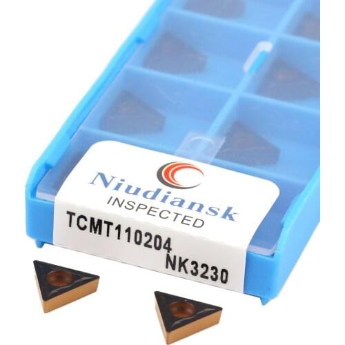 TCMT110204 NK3230 Inner Hole Cutter TCMT110208 NK3230 Two-Color Blades CNC Lathe Tools Carbide Inserts TCMT Steel Turning Tools