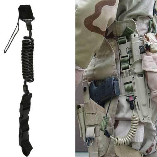 TROY BATTLE SLINGS Gun Sling airsoft painball Elasticity pistol lanyard sling safe carrying spring belt