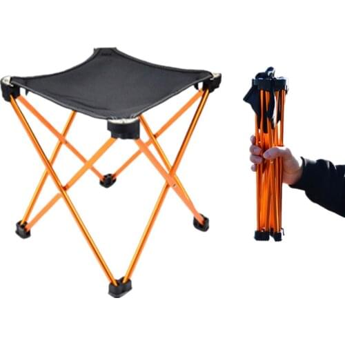 LOOGU Aluminum Alloy Ultralight Fishing Chair Foldable Portable Durable Camping Chair for Hiking Travel Outdoor Picnic Tools