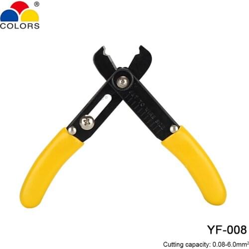 YF-008 Cable Cutter Cable Cutting Tools Range 0.08-6mm2 Cutting Plier Hand Electrican Tools