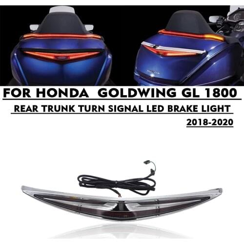 Motorcycle Rear Trunk Turn Signal LED Brake Light For HONDA Goldwing 1800 GL1800 2020 2018 2019