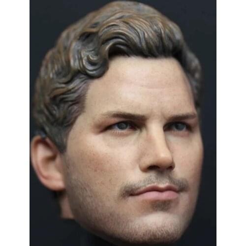 1/6 Chris Pratt Head Sculpt Male Head Carving For HT 12'' Body In Stock