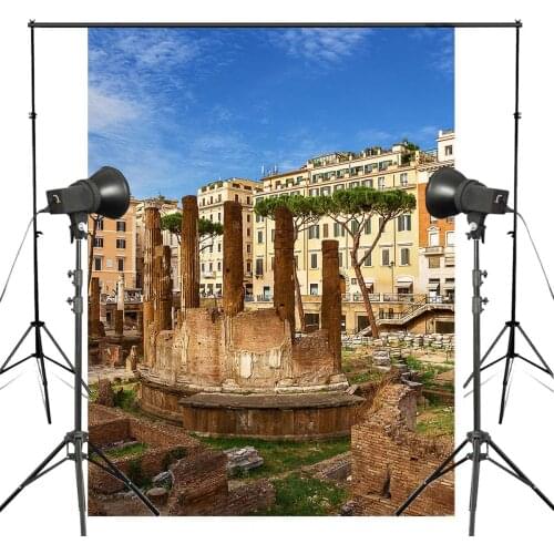 150x220cm Ancient City Photography Background Roman Remains Architecture Backdrop City Theme Studio Background Props Wall