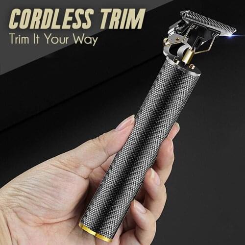 2021 Cordless Hair Trimmer Electric USB Rechargeable Men Hair Clipper with 4 Guide Combs SSwell