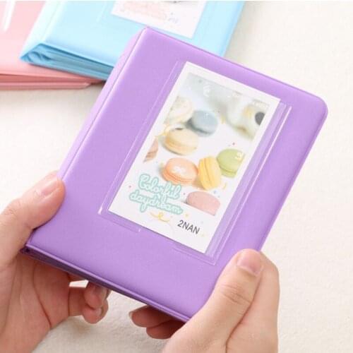 64 Pockets Polaroid Photo Album Mini Instant Picture Case Storage For Fujifilm Instax Mini Film 8 Korea Instax Album Fotografia