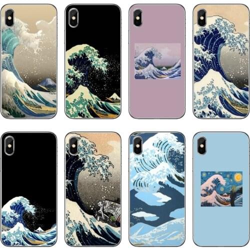 The Great Wave off Kanagawa Beach For LG G5 G6 G7 Q6 Q7 Q8 Q9 V30 X Power 2 3 Nokia 6 7 8 9 For OnePlus 3T 5T 6T cover case