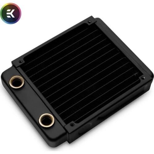 EK-CoolStream Classic SE 120mm Copper Radiator 27mm thick Built for EK-Vardar 120mm High Static Pressure Fans Heat Dissipation