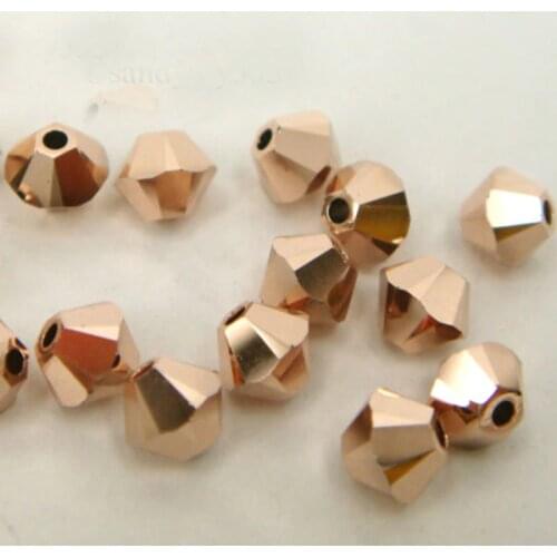 STENYA 4mm Crystal Czech Beads Bicone Shape Stone Jewelry Findings Loose Bead Spacer Earrings Glass Charms Bracelet Accessories