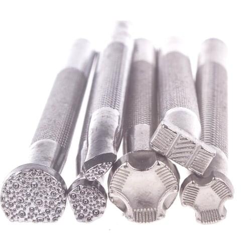 Embossing Stamping Tools DIY Handmade Leather Carving Tools Printing Tools Tanned Fish Skin Mat Woven Armor Pattern