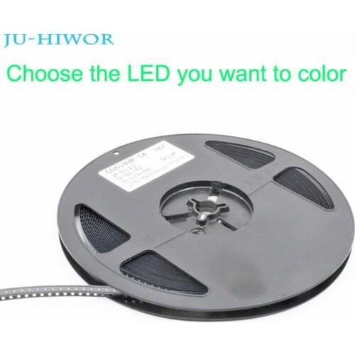 JU-HIWOR 4000pcs 0603 SMD LED diodes light Red Yellow Blue Emerald Green Orange White