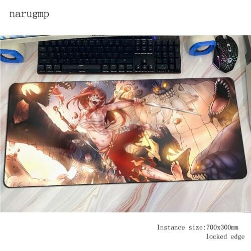 Fairy tail padmouse Christmas gifts accessory 90x40cm mouse pad Xxl gaming enterprise rubber mats keyboard large mouse mat gamer