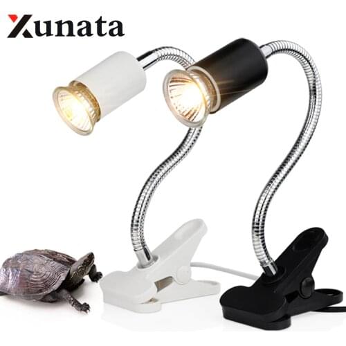 Reptile Lamp Set UVA + UVB 3.0 Lamp Clip-on Bulb Lamp Holder Turtles Lizards Basking Light Heat Lamp Temperature Controller