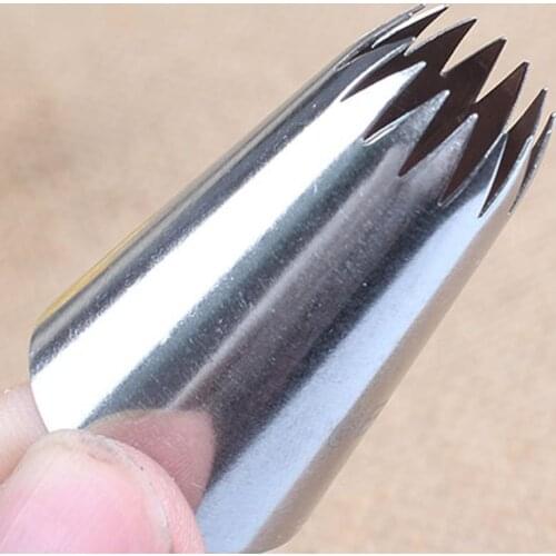 #6B Nozzle Cake Decorating Tips Stainless Steel Writing Tube Icing Nozzle Baking & Pastry Tools Baking Tools For Cakes