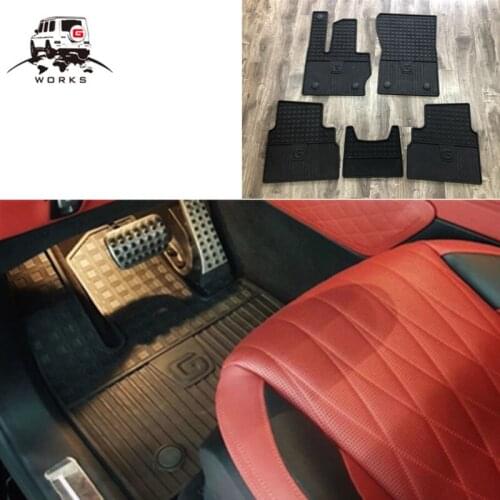 Non Skid Design Waterproof Car Foot Pad fit for G class 2018-2019y W464 W463A G500 G550 G63 G65 Car Floor Heel Foot mat