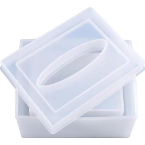 New Tissue Box Daily Necessities Car Tissue Box Silicone Mold for Handcraft Epoxy Resin Mould for DIY Jewelry Craft Supplies