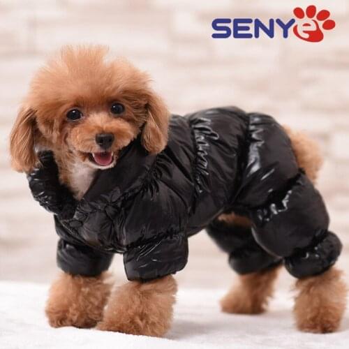 Pet Dog Clothes Autumn And Winter Outfit Coat Thick Warm And Windproof Comfortable Cotton Coat For Dogs
