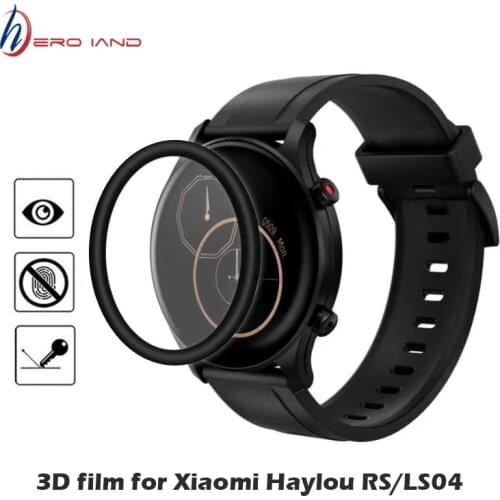 Full Screen Protector Film 3D Curved Full Coverage Guard Film For Xiaomi Haylou RS/LS04 watch Protective Film For Haylou RS
