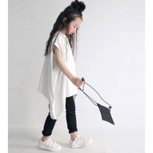 Girls Casual Knitted Cotton T-shirt Skirt Overalls Jacket Kids Jackets for Girls Girls Autumn Clothes Toddler Fall Clothes 2021