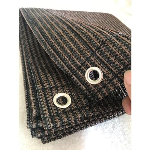 180gsm Coffee Hi-Quality Anti-UV Sunscreen Net Outdoor Balcony Safety Fence Garden Patio Shading Nets Durable Sun Shade Sails