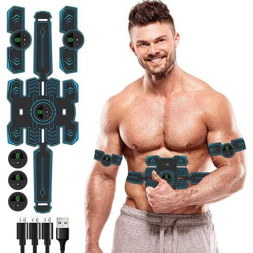 Ems Muscle Stimulation Electroe Stimulador Abdominal Muscle Trainer Body Muscle Stimulation Hip Slimming Massage Dropshipping