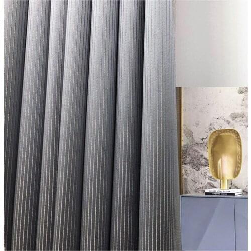 Light Luxury Style High Precision Jacquard Modern Minimalist Curtains Blackout Curtains for Living Dining Room Bedroom