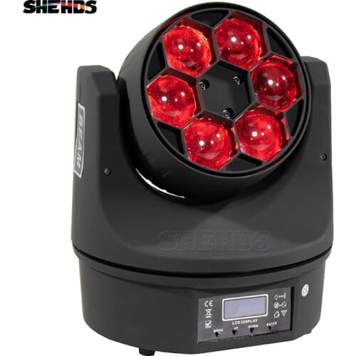 LED Beam+Wash Six Bees Eyes 6x15W RGBW DMX512 Stage Effect Lighting Good For Disco DJ Party KTV Dance Floor Clubs And Wedding