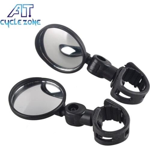 Universal Bicycle Rearview Mirror Handlebar Adjustable Rotate Wide-angle Convex Safety Mirror Cycling MTB Bike Accessories