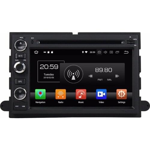 Octa Core 7'' 8 core Android 9.0 Car Radio DVD player GPS for for Ford Fusion Explorer F150 Edge Expedition gps 4G RAM 64G