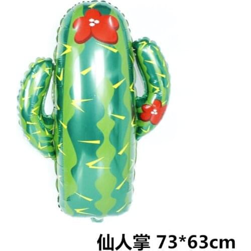 1pcs new 74cm*63cm Cactus tree aluminum balloons birthday party balloons wholesale childrens toys baby shower decoration supply