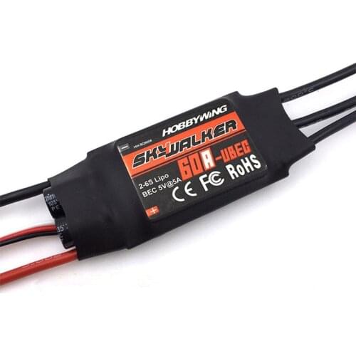 1pc High Quality Skywalker 20A 30A 60A 80AESC speed Controler With UBEC For RC FPV Quadcopter Airplane Model RC Helicopter Parts