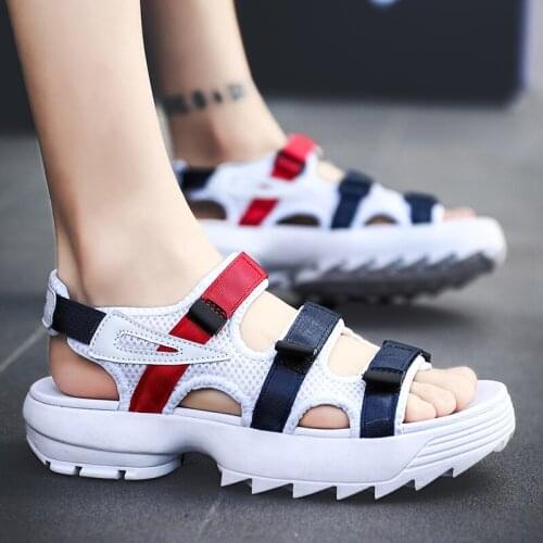 2021 Summer Brand Fashion Platform Sandals Men Light Weight New Mens Beach Slippers Sport Sandals Unisex Women Couples Sandals