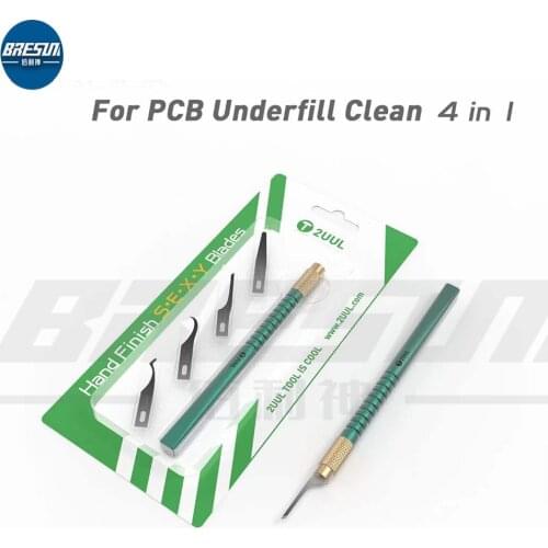 2uul Manual Blade is Suitable For Pcb Bottom Cleaning Multi-Function Motherboard BGA Chip Glue Cleaning Scraping Pry Tool