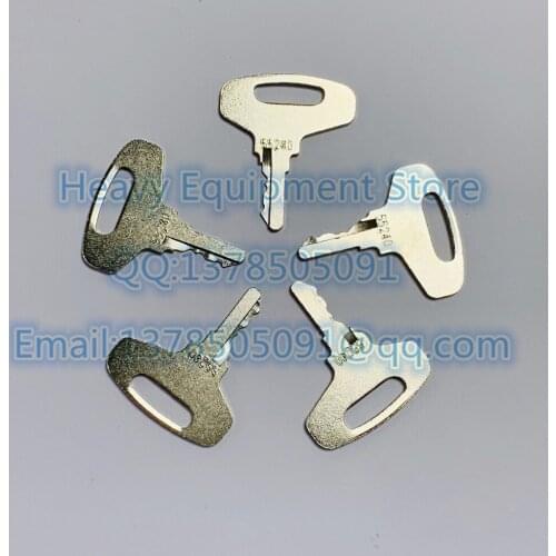 5 PCS 55240 Key For Allmand Broce GEHL For Kubota Tennant Broce 66711-55240 B4200D GL-4500S-UK GL6500S-CTE-UK GL6500S-UK