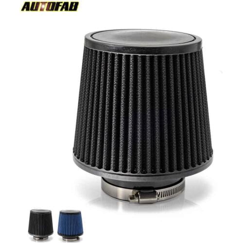 AUTOFAB 3" 76mm Air Pod Filter Cold intake Cone Power Flow Turbo Inlet Direct For Honda Accord 03-05 AF-AF001A