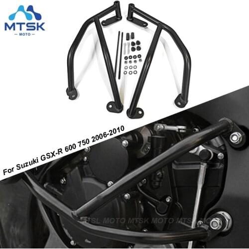 Motorbike Bumper Stunt Cage Crash Bar Engine Frame Guard For Suzuki GSXR GSX-R 600 750 2006-2010