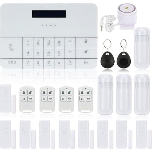 Wireless GSM Home Alarm System mobilephone APP Intelligent Control GSM Alarm Systems Security for home protection