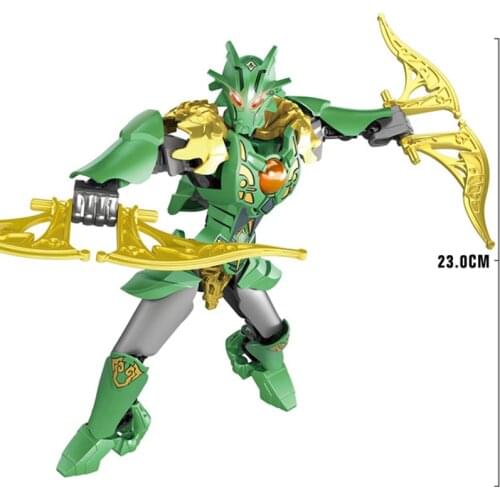 BIONICLE Jungle Battle Action Figures With Weapon Building Block Toys Set For Kids Christmas Boy Gift Compatible Major Brand