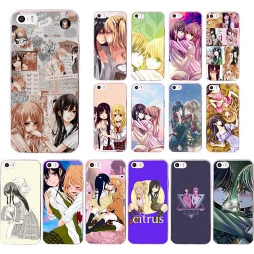 Yinuoda Anime lesbian Citrus Yuzu Aihara Mei Phone Case for iPhone 11 12 pro XS MAX 8 7 6 6S Plus X 5S SE 2020 XR case