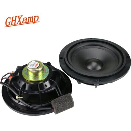 GHXAMP 5.25 Inch Full Range Speaker 4ohm 20W Neodymium 145mm Car Loudspeaker ABS Plastic Rubber Edge 2pcs