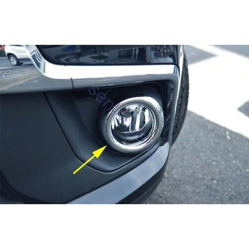 Chrome ABS Front Fog Light Cover Trim For 2016-2018 Mitsubishi Outlander Sport/ASX ( 2PCS)