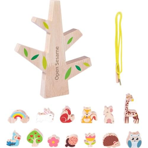 Tree Stacking Toys Building Blocks Construction Stacking Balancing Preschool Learning Stacking Block Game Birthday Gifts