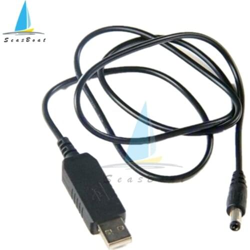 DC 5V to DC 9V/12V USB Power Boost Line USB Converter Adapter Cable 5.5*2.1mm DC Power Cable Connector