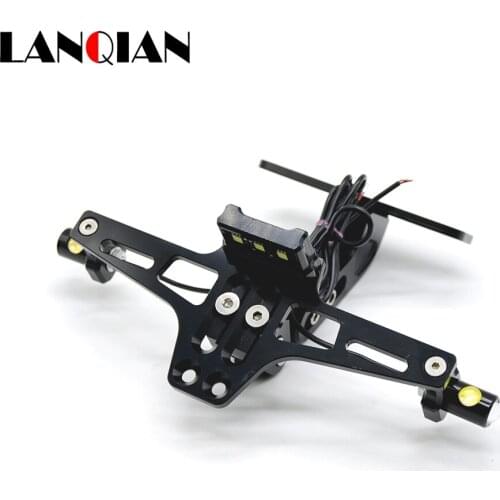 Motorcycle License Plate Bracket Licence Plate turn sigals For Suzuki GSXR GSX-R 600 750 1000 K1 K2 K3 K4 K5 K6 K7 K8 K9