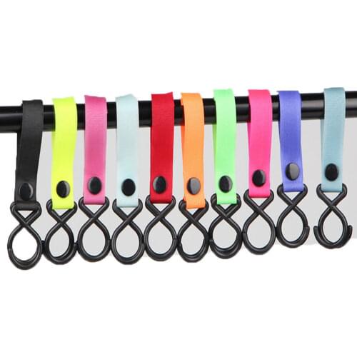 5PCS/lot Adhesive hooks and loops Magic Tape sticker with Lobster clasp nylon sticker velcros adhesive DIY for sew Baby carriage