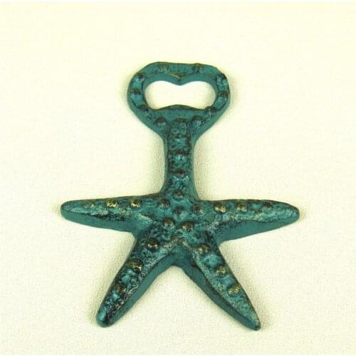 Foundry Iron Sea Star Wine Bottle Opener Decorative Metal Starfish Decapper Barwar Convenience Gadget Art and Craft Accessories