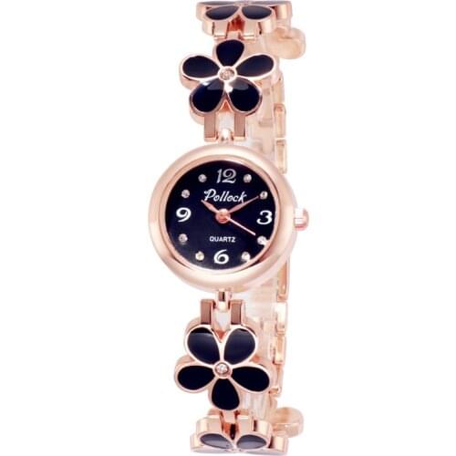 Fashion Quartz Watch Womens Watch Female Students Korean Fashion Womens Watch Flower Fresh Daisy Bracelet